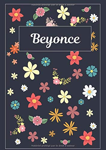 Beyonce: Agenda Personnalisé | Journal | 120 pages | A4 | Blanc | Idées Cadeaux book