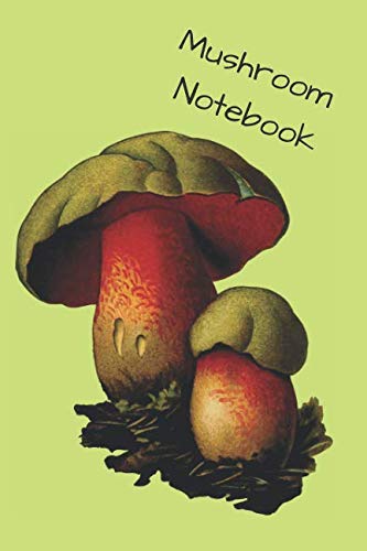 Mushroom Notebook: Notebooks for Everybody, Sketch, Calculate, Drawing and Writing (110 Pages, Blank, 6 x 9)(Vegetable Notebooks) Garden & Plants