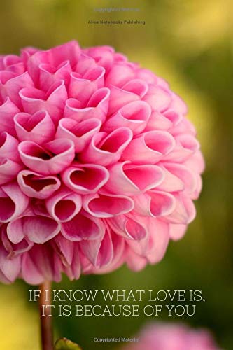 If I know what Love is: Love Notebook, Motivational Notebook, Journal, Diary (110 Pages, Blank, 6 x 9) Garden & Plants