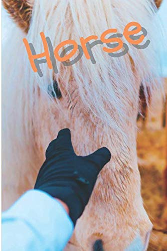 Horse: Horse Notebook journal diary with 64 lined pages (6" x 9") International