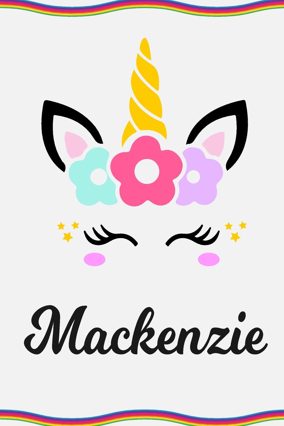 Product Image: Mackenzie: Personal Notebook | Personal Diary | Unicorn Notebook | Personalized Journal | Customized Journal | Unicorn Lover Gift | Personal Name Notebook