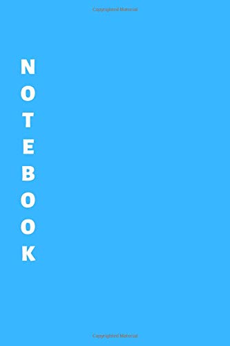 Notebook: Blue Lined Notebook & Journal for Writing (110 pages, Lined, 6 x 9 inches, Matte, Colorful Cover) || Classic Notebooks Study Guides