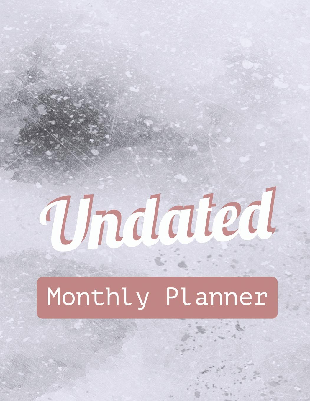Undated Monthly Planner: 24 Month Calendar with Notes Pages 8.5 x 11 Inches (Volume 8) Business, Finance & Career