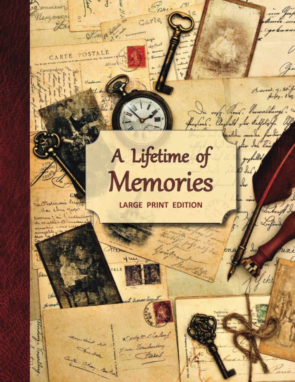 A Lifetime of Memories (LARGE PRINT EDITION): A guided journal for your Grandma, Grandpa or parent to record their memories and life experiences (Gift for Grandparents and Parents (Large Print)) Learning & Reference