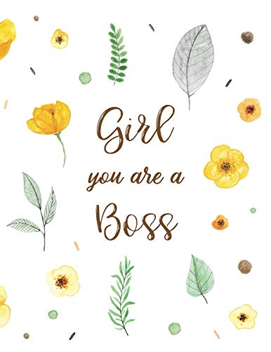 Girl You Are A Boss: Girl You Are A Boss Lined Journal Notebook Diary book gift for Women book