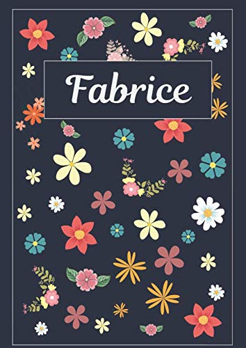 Fabrice: Journal | Agenda | Carnet de Notes | 120 pages | A4 | Blanc | Idée Cadeau book