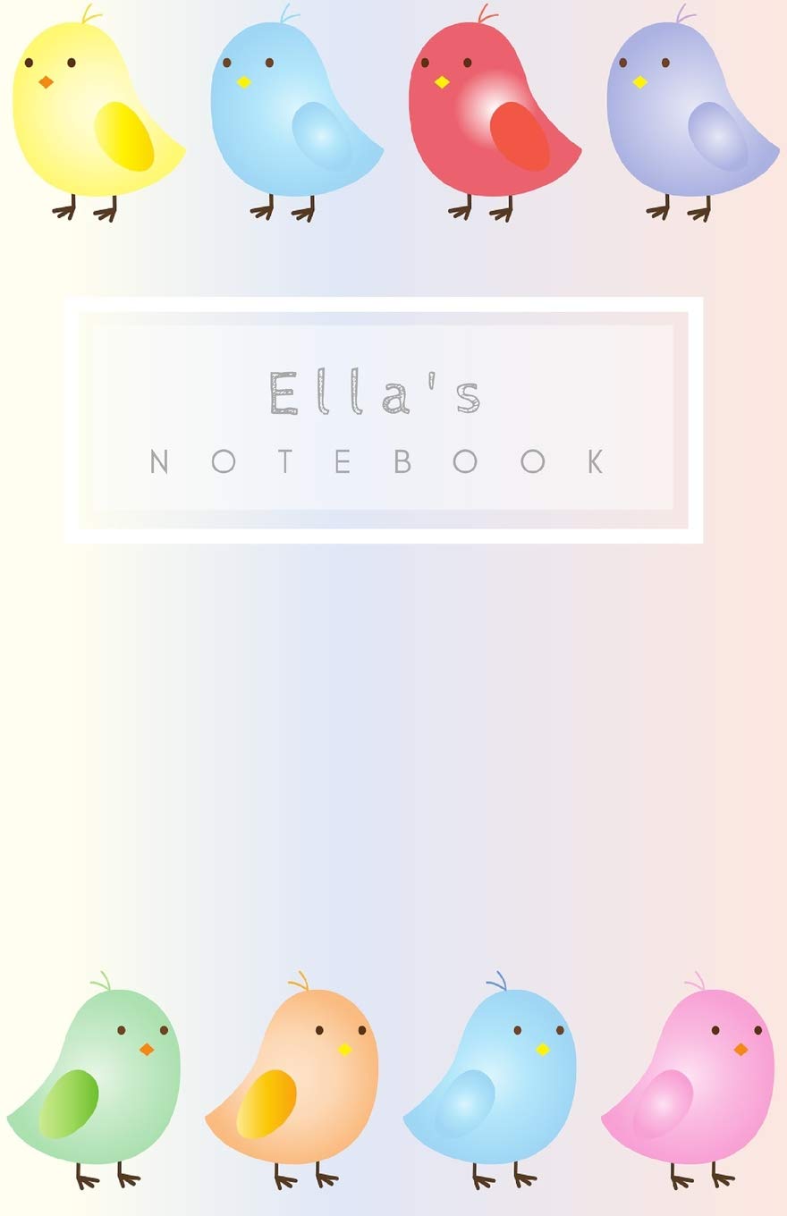 Product Image: Ella's Notebook: Personalized Writing Journal With Birds And Name
