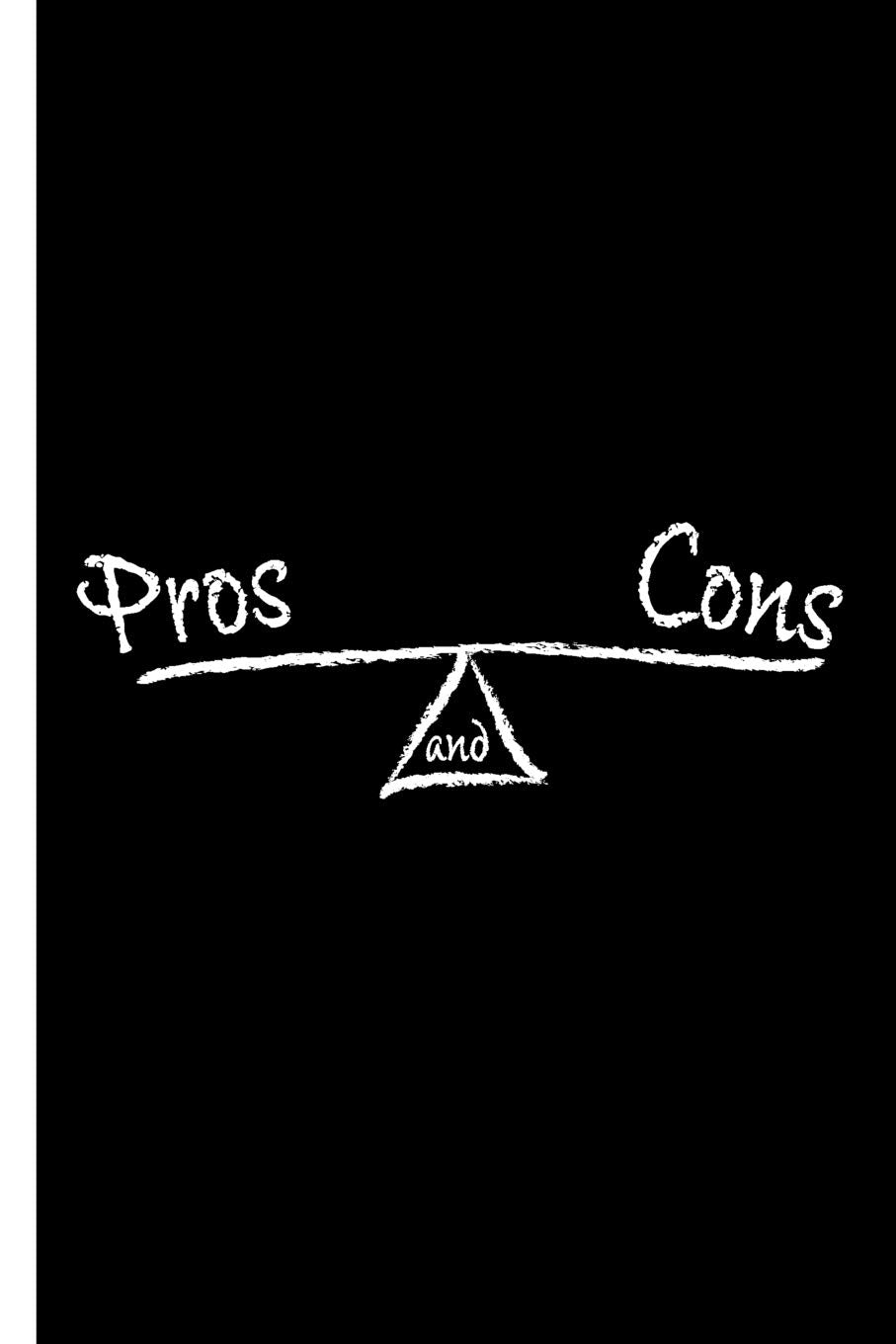 Pros & Cons: Decision Making List Pad notebook of 120 pages, 6 by 9 inches Learning & Reference