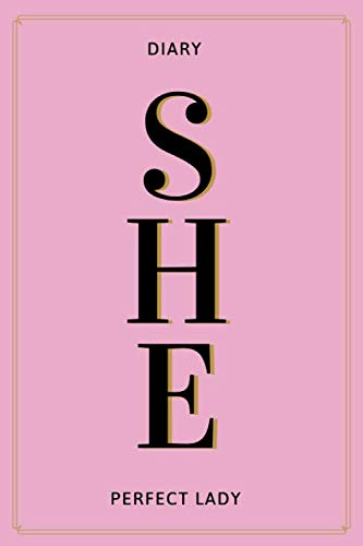 She: Cute Pink Diary Notebook with Motivational Meme on the Cover(110 Blank Unlined Pages, 6 x 9)(Gift Ideas for Girl) Journals to write in for Women Hobbies & Crafts