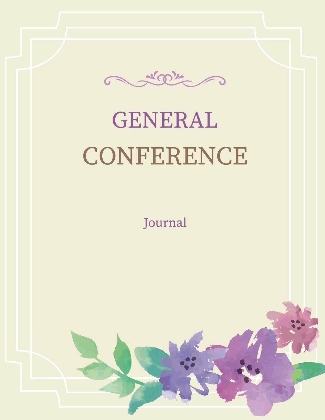 General Conference Journal: 8.5x11" 184 Pages Journal/Notebook (General Conference Study Companion, Band 4) Social Sciences