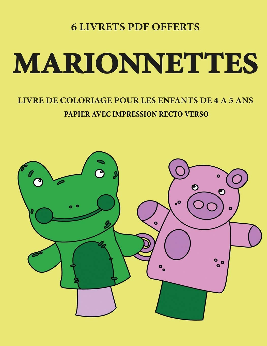 Livre de coloriage pour les enfants de 4 à 5 ans (Marionnettes) Study Guides