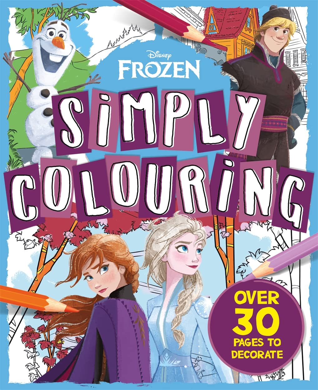 Disney Frozen: Simply Colouring book