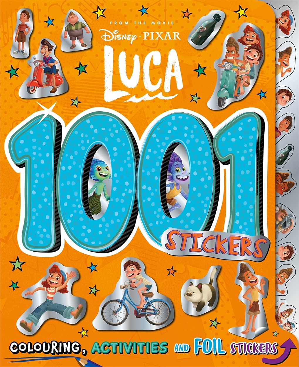 Disney Pixar Luca: 1001 Stickers (From the Movie) Novels & Short Stories