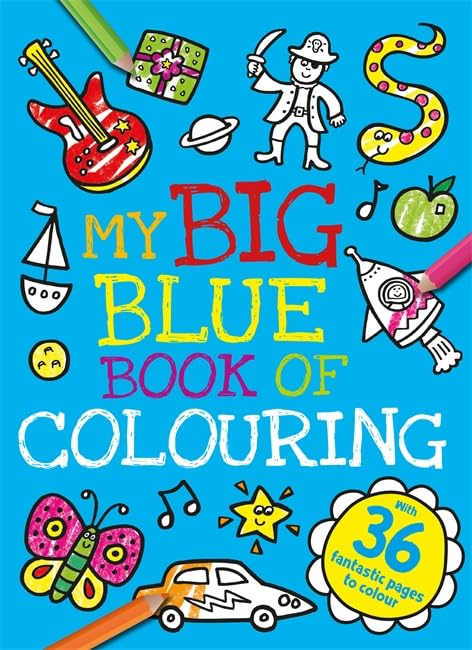 My Big Blue Book of Colouring Non-fiction