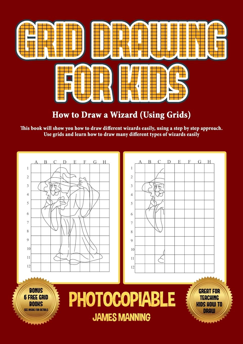 How to Draw a Wizard (Using Grids): This book will show you how to draw different wizards easily, using a step by step approach. Use grids and learn h Tiptoi & Games