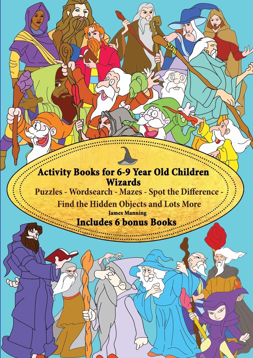 Activity Books for 6-9 Year Old Children (Wizards): This book has over 80 puzzles and activities for children that involve wizards. This will make a g Tiptoi & Games
