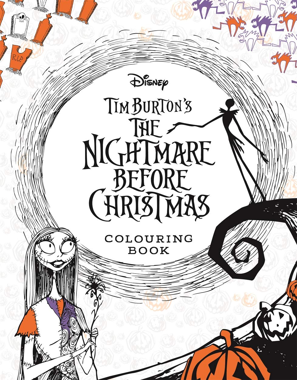 Disney Tim Burton's The Nightmare Before Christmas Colouring Book Non-fiction