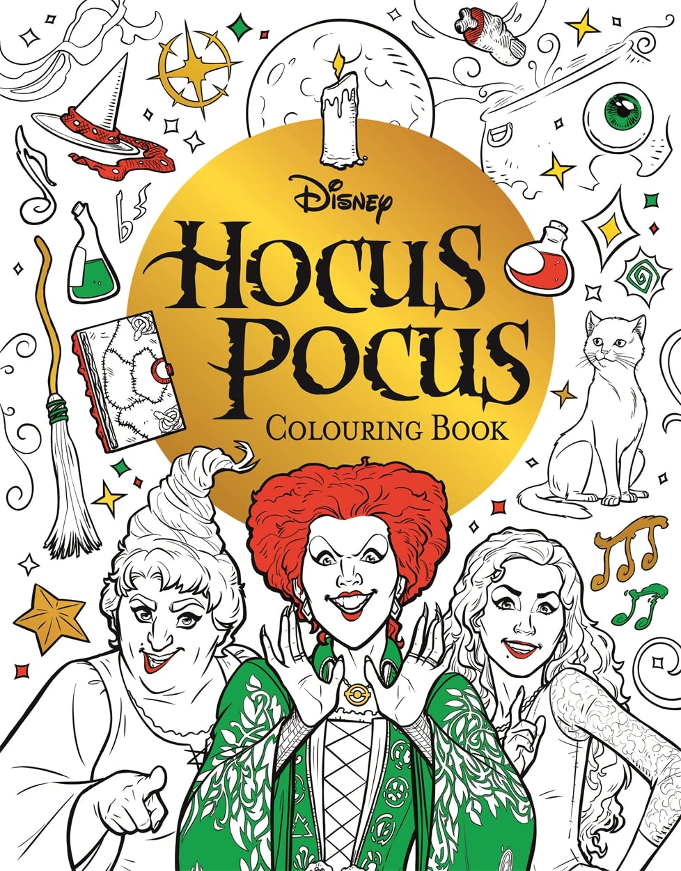 Disney Hocus Pocus Colouring Book Film, Art & Culture