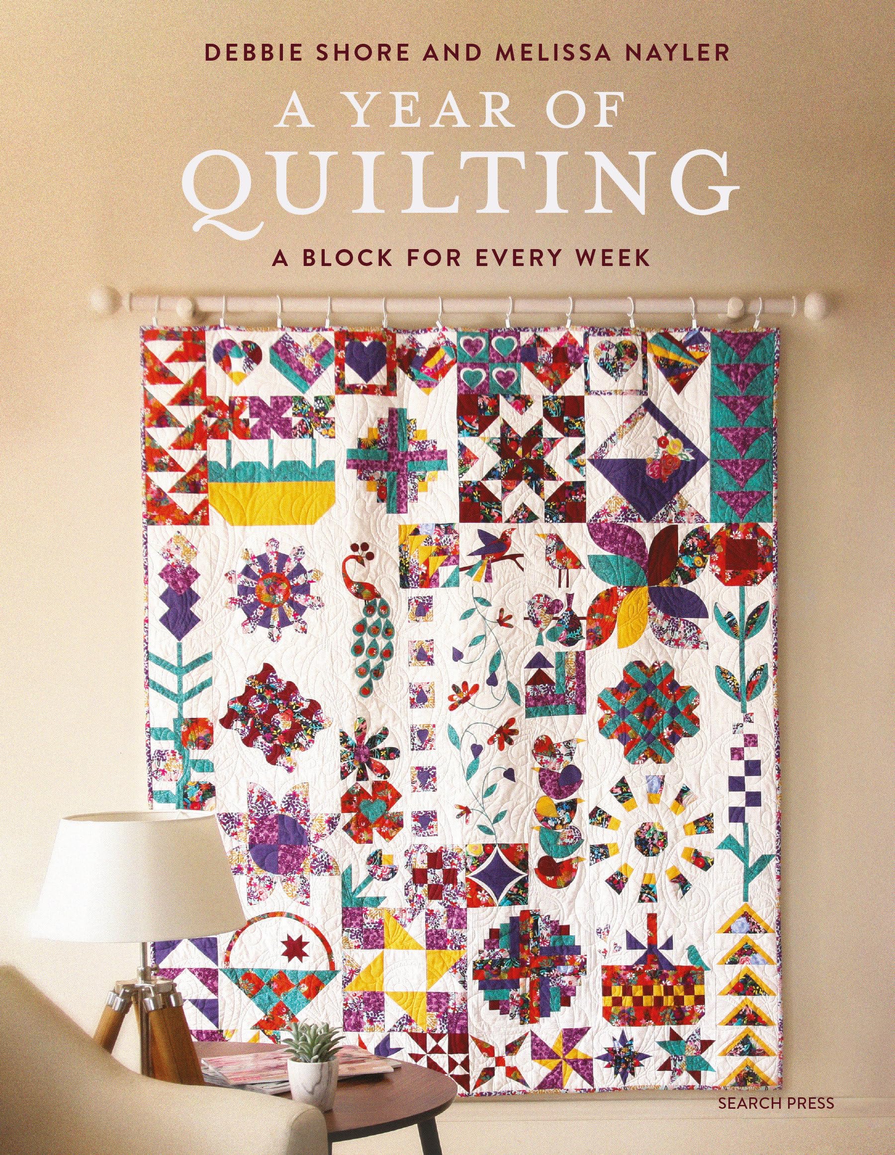 A Year of Quilting: A Block for Every Week Hobbies & Crafts