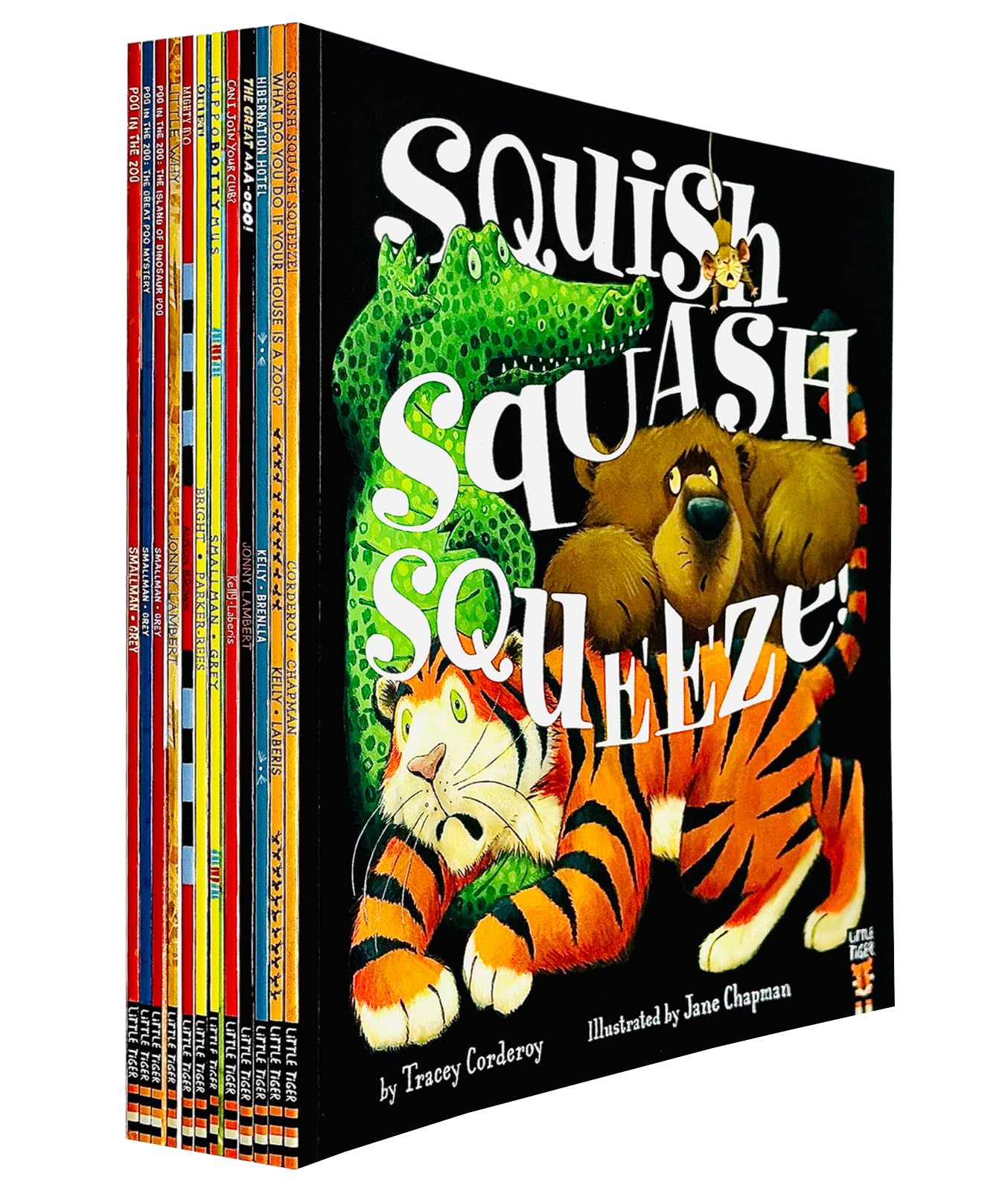 The Zoo Series Children Picture Stories 12 Books Collection Set (Pooh in the Zoo, The Great Poo Mystery, The Island of Dinosaur Poo, Little Why, Mighty Mo, Quiet!, Hippobottymus & More) Novels & Short Stories