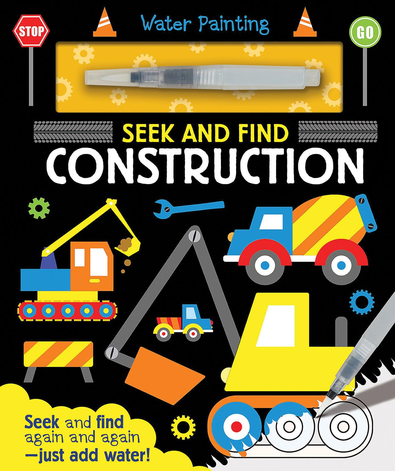 Seek and Find Construction (Water Painting Seek and Find) Tiptoi & Games