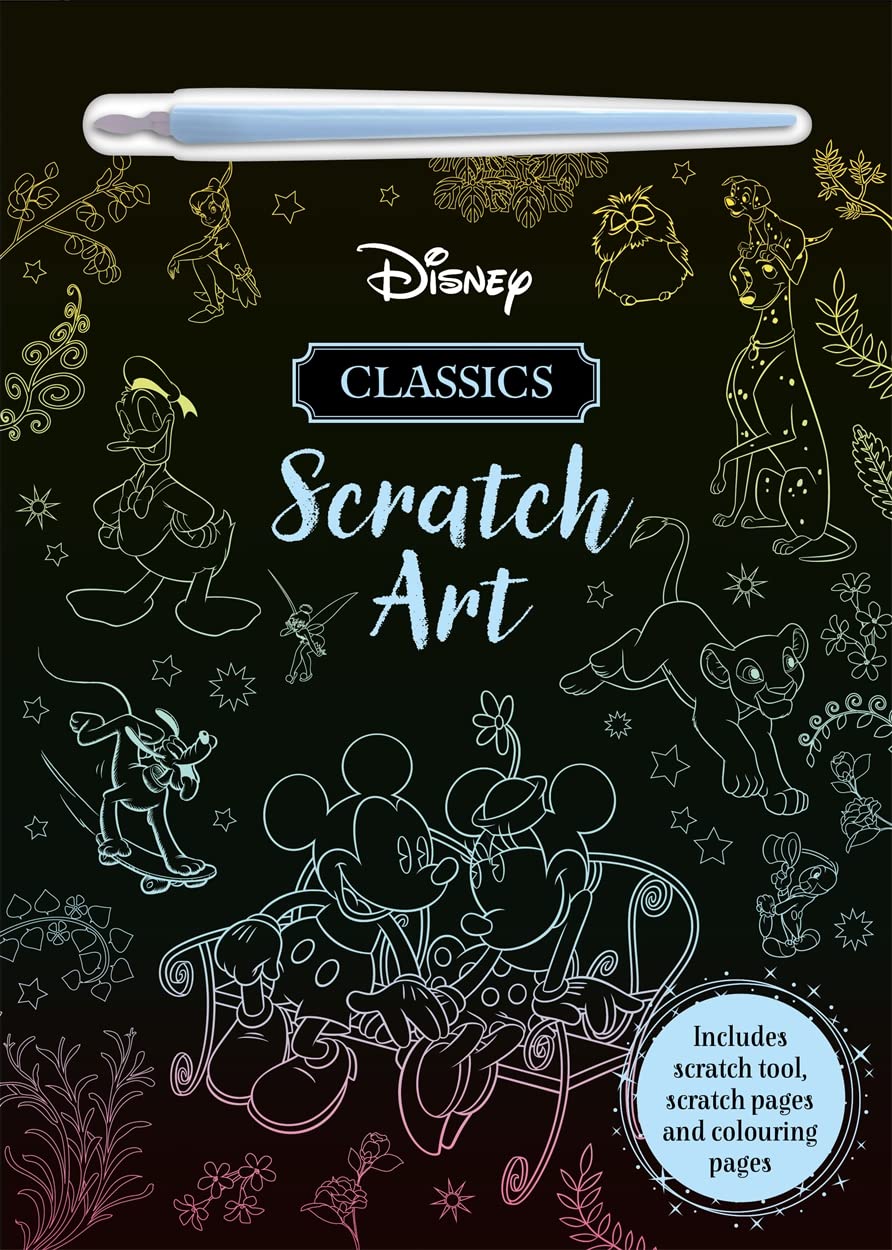 Disney Classics: Scratch Art (Young Adult Scratch & Colour) Novels & Short Stories