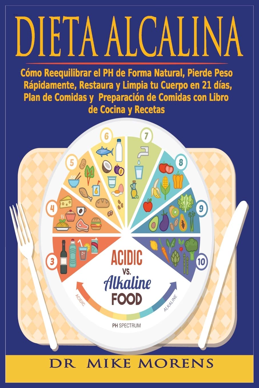 Dieta Alcalina: Cómo Reequilibrar el PH de Forma Natural, Pierde Peso Rápidamente, Restaura y Limpia tu Cuerpo en 21 días, Plan de Comidas y ... de Cocina y Recetas (Spanish Diet, Band 4) Health, Nutrition & Fitness