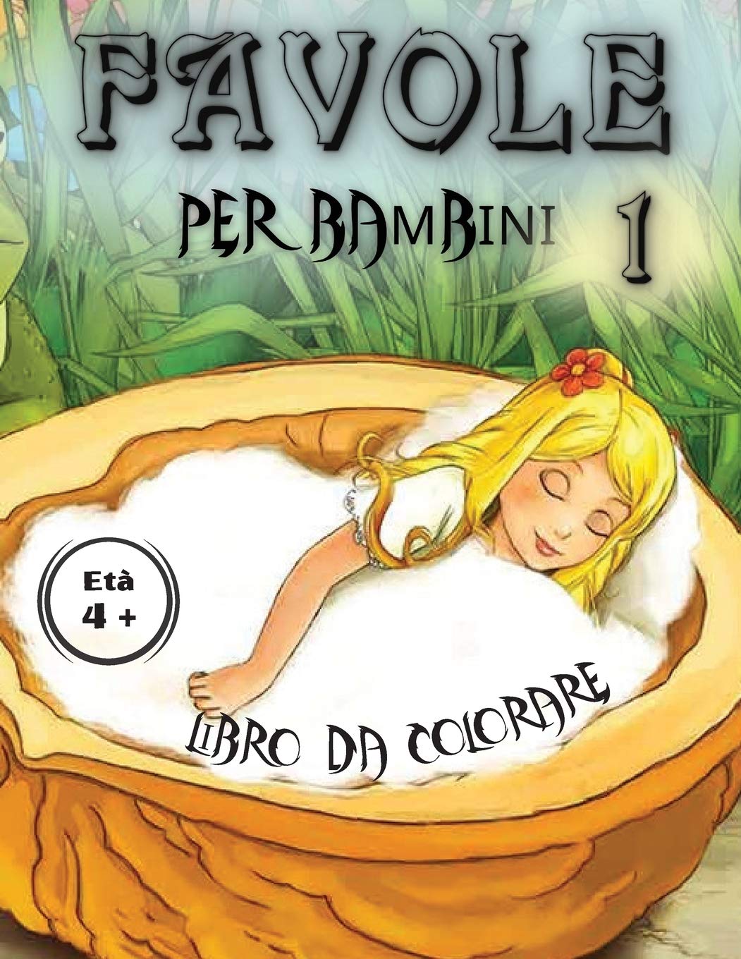 Favole per Bambini 1 Età 4+ Libro da Colorare: Fiabe per bambini, fino a 50 disegni da colorare per bambini dai 4 anni in su. Libro prescolare per imp Tiptoi & Games
