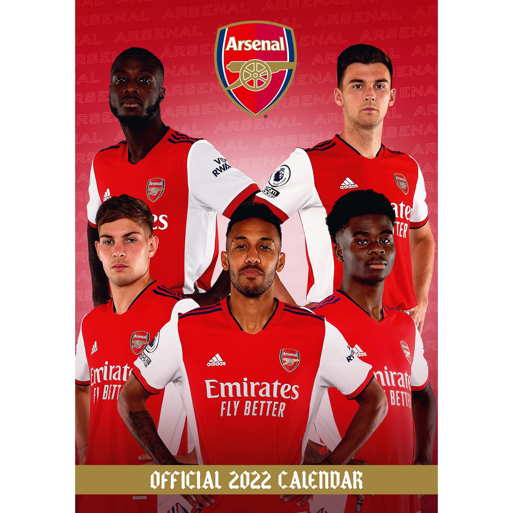 Official Arsenal Football Club 2022 Calendar - Month To View A3 Wall Calendar (The Official Arsenal FC A3 Calendar 2022) Books