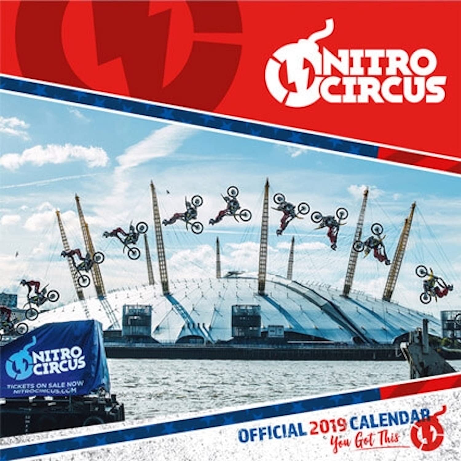 The Official Nitro Circus - Extreme Sports Square Calendar 2022 Leisure & Fun