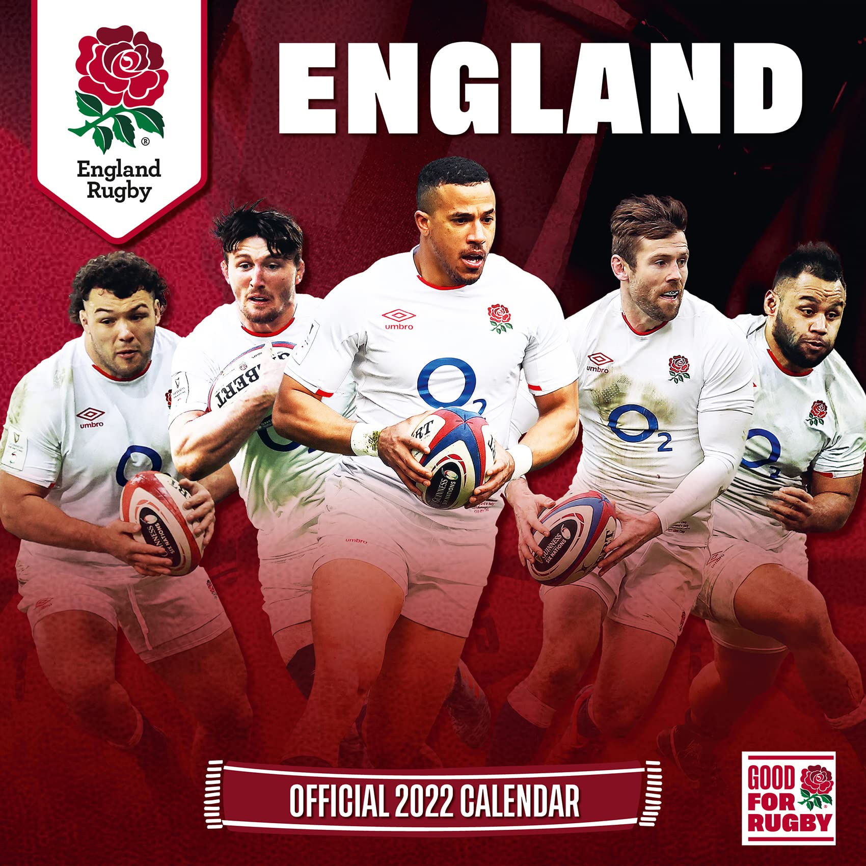 The Official England Rugby Union Calendar 2022 Square Calendars