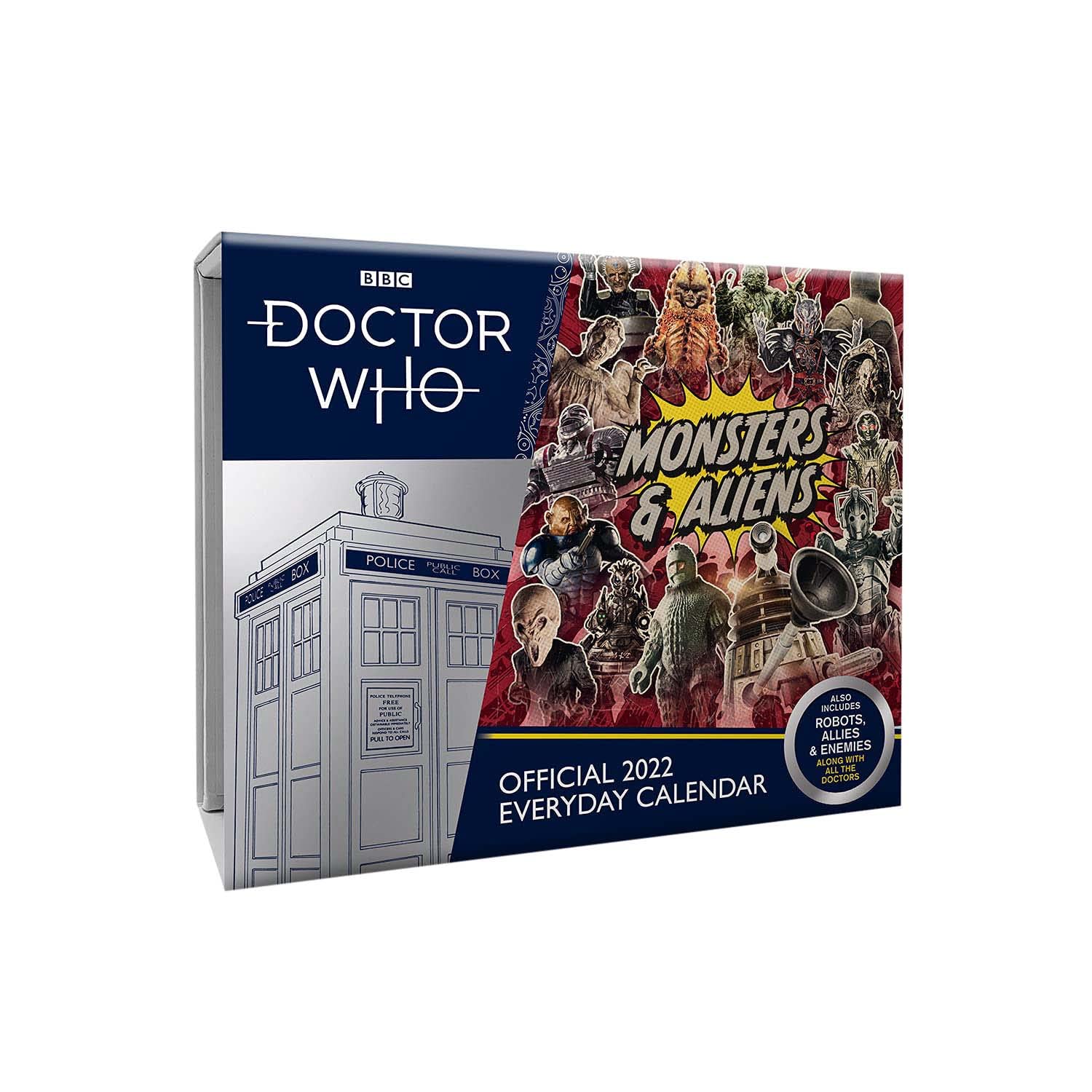 Official Doctor Who 2022 Page-A-Day Desk Calendar- Page-A-Day Desk Calendar (The Official Doctor Who Desk Block Calendar 2022) Books