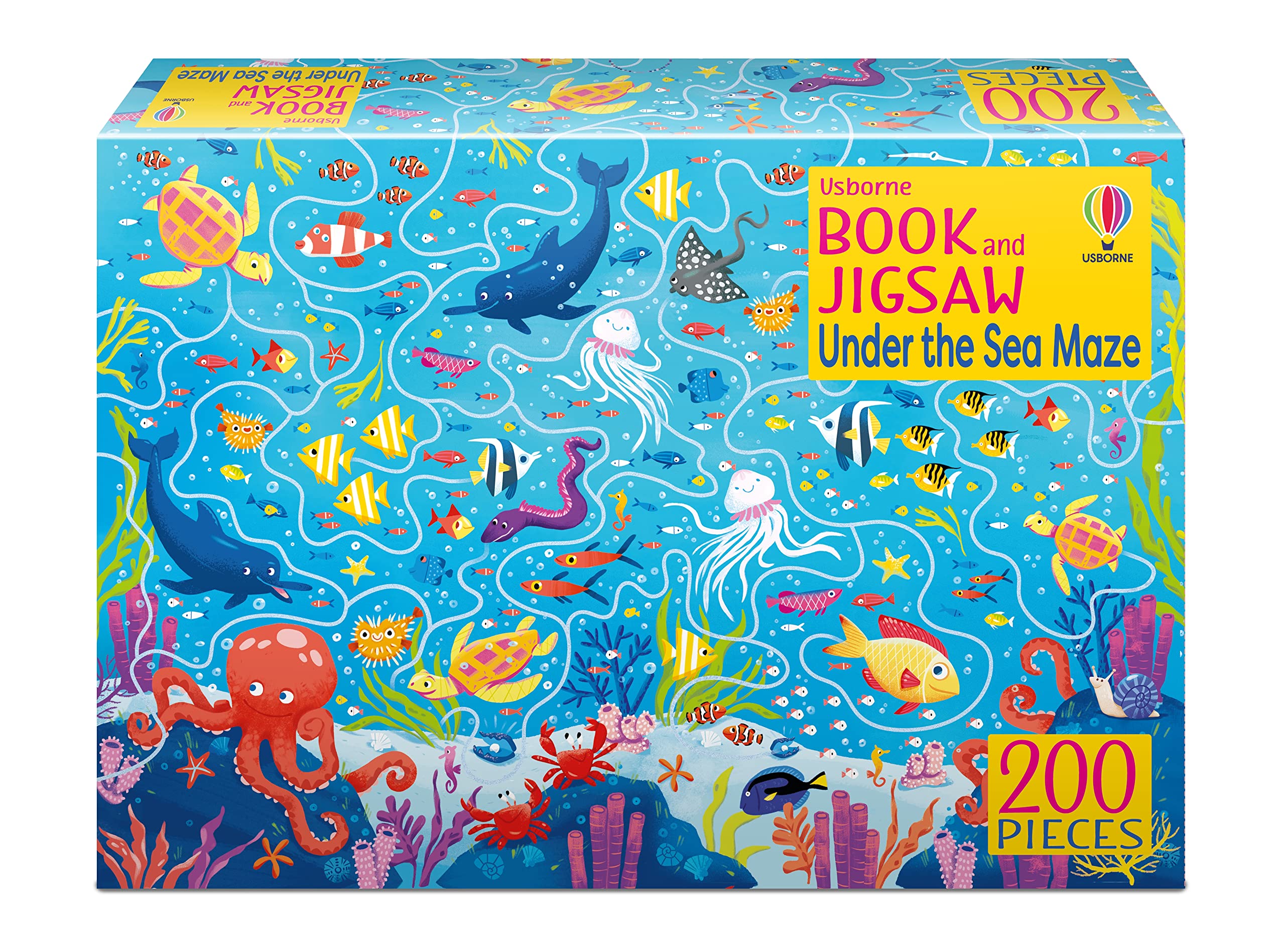 Book and Jigsaw Under the Sea Maze (Usborne Book and Jigsaw) Tiptoi & Games