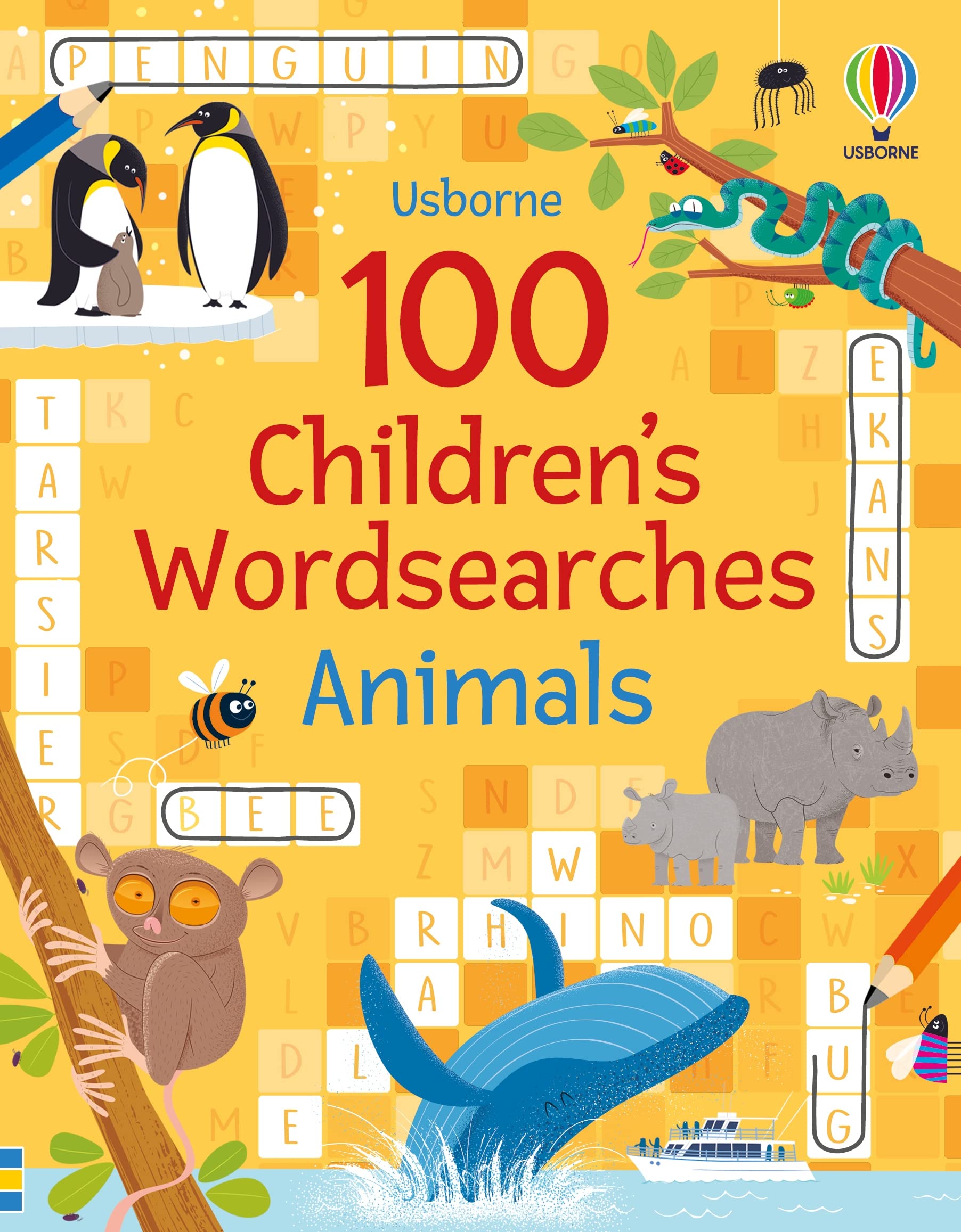 100 Children's Wordsearches: Animals Tiptoi & Games