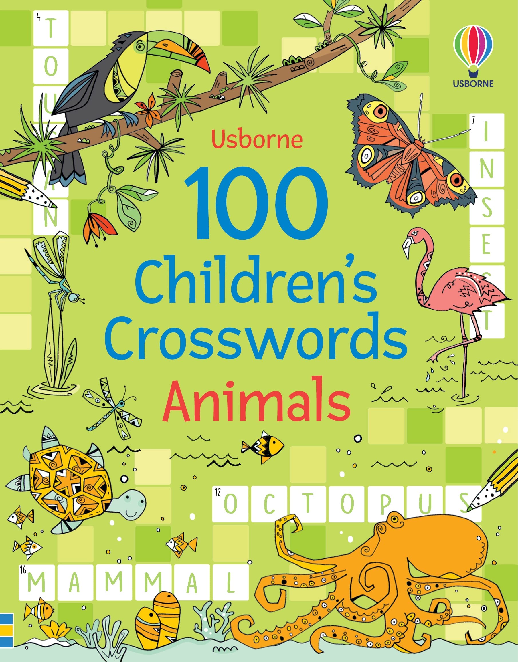 100 Children's Crosswords: Animals Tiptoi & Games