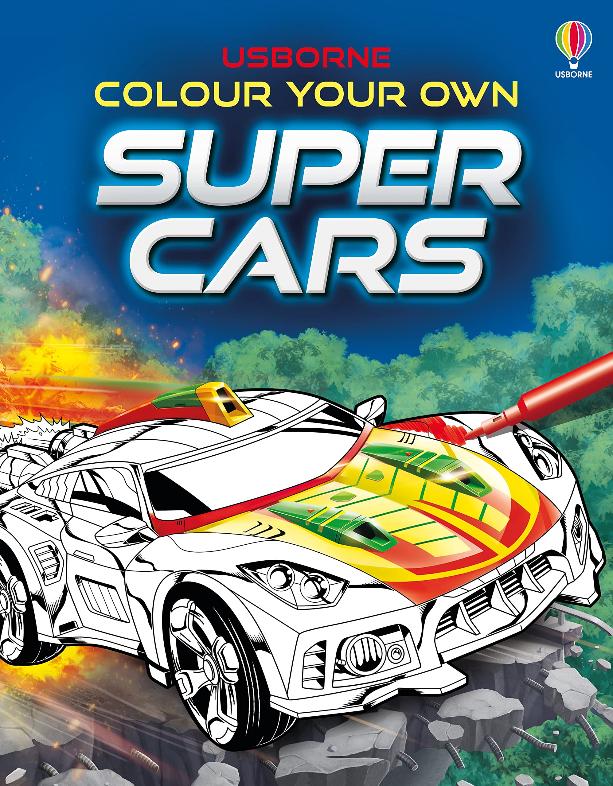 Colour Your Own Super Cars (Colouring Books) Non-fiction