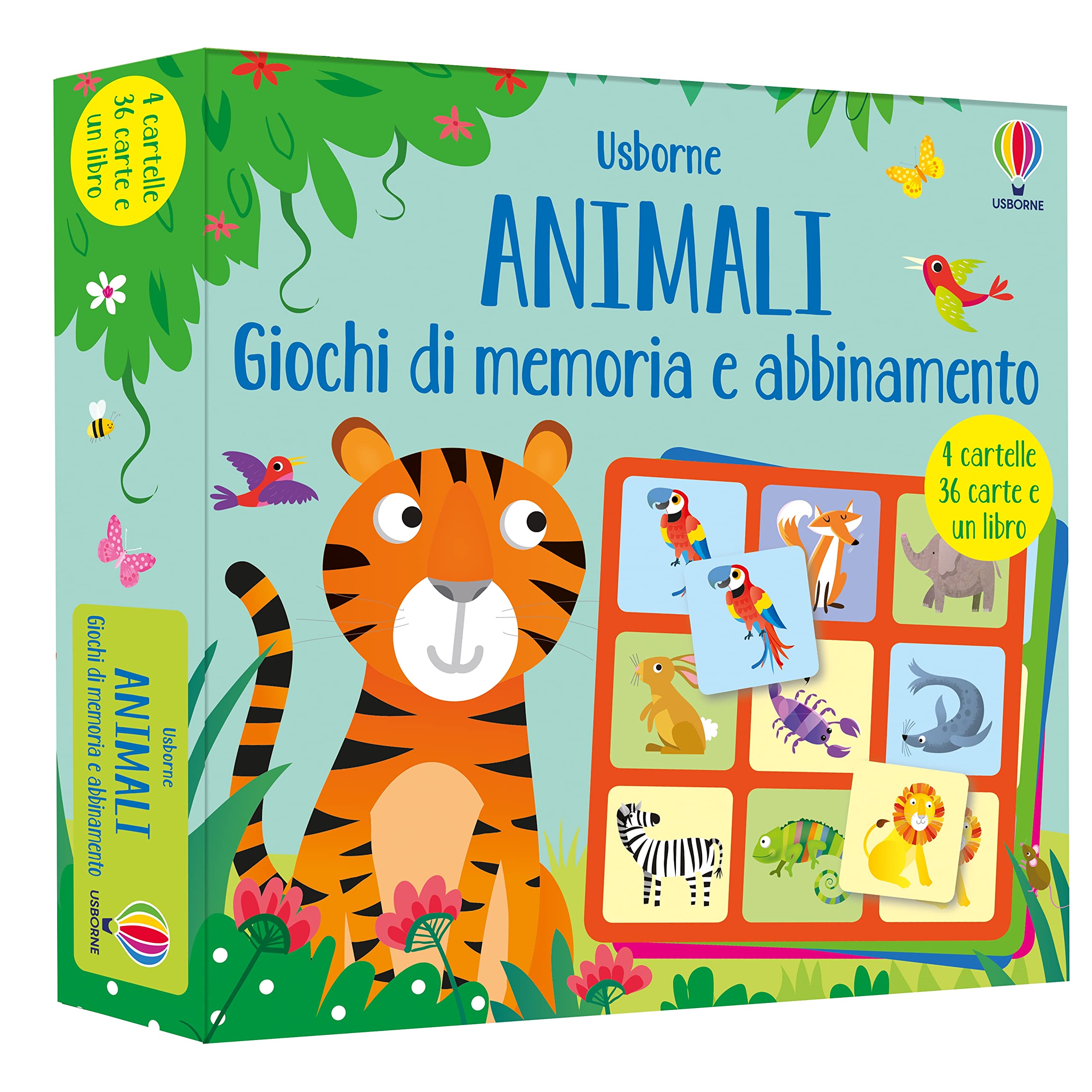 Animali. Ediz. a colori. Con 4 cartelle. Con libro illustrato book