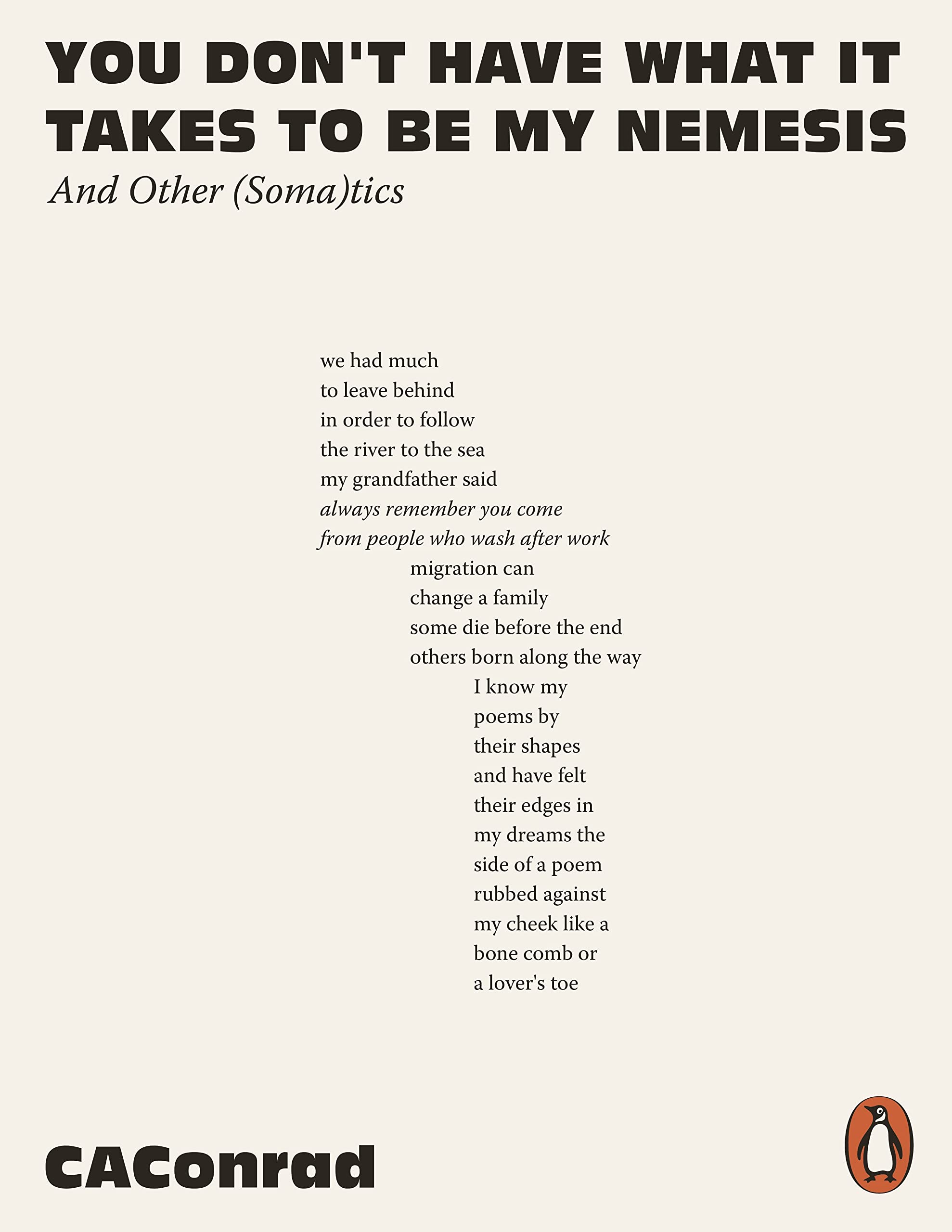 You Don't Have What It Takes to Be My Nemesis Poetry