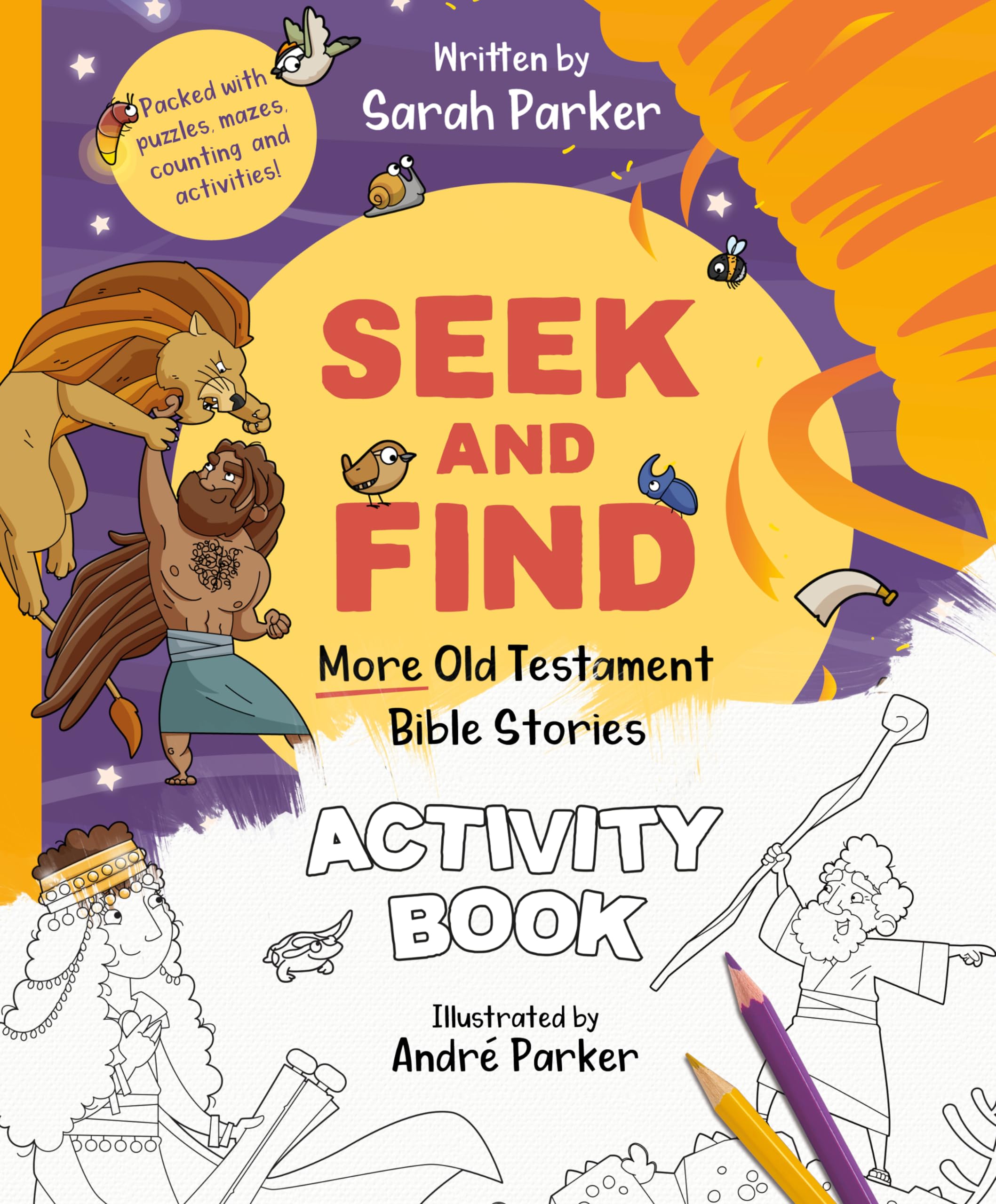 Seek and Find: More Old Testament Bible Stories Activity Book: Packed With Puzzles, Mazes, Counting and Activities! Non-fiction