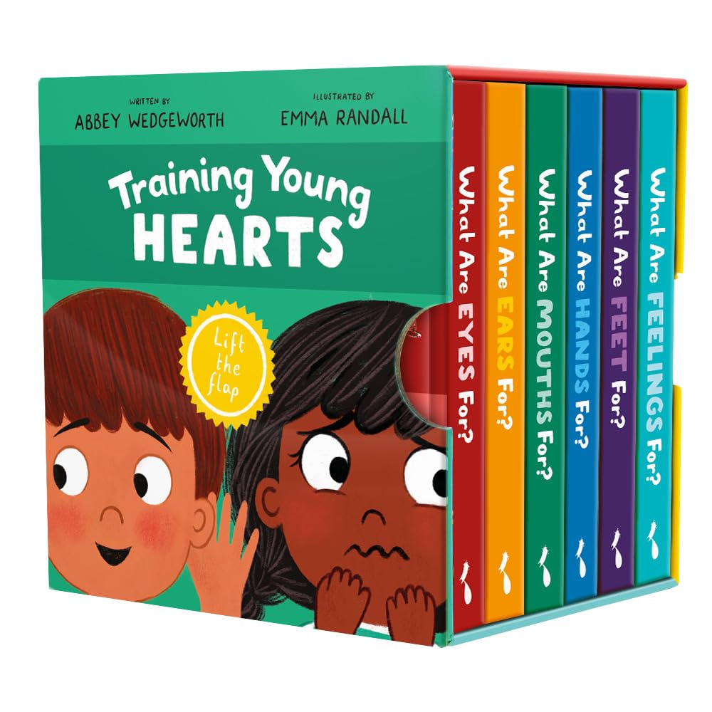 Training Young Hearts: 6 Lift-the-flap Board Books & Guide for Grown-ups Non-fiction