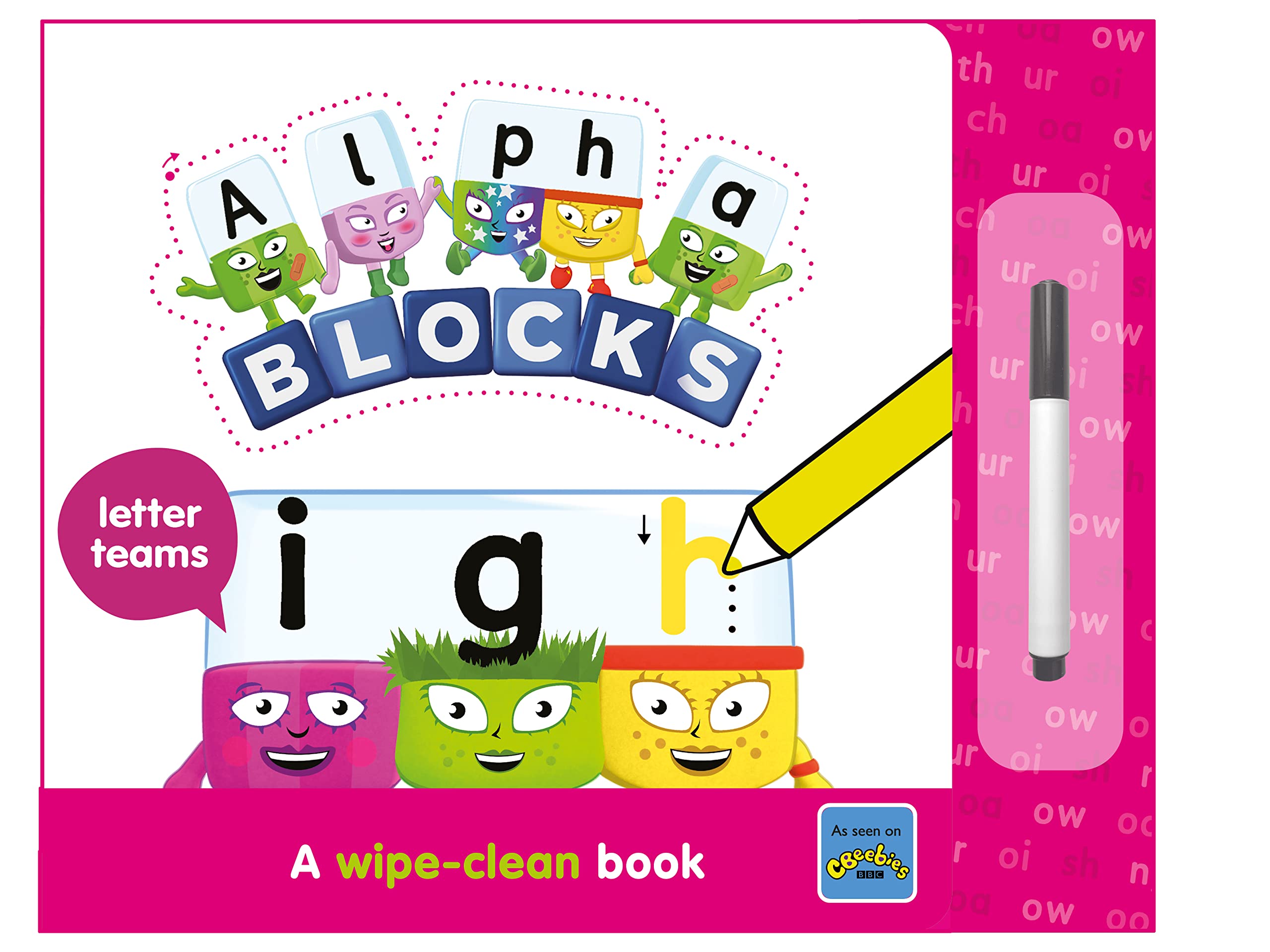 Alphablocks Letter Teams: A Wipe-Clean Book (Numberblock Wipe Clean Titles) Non-fiction
