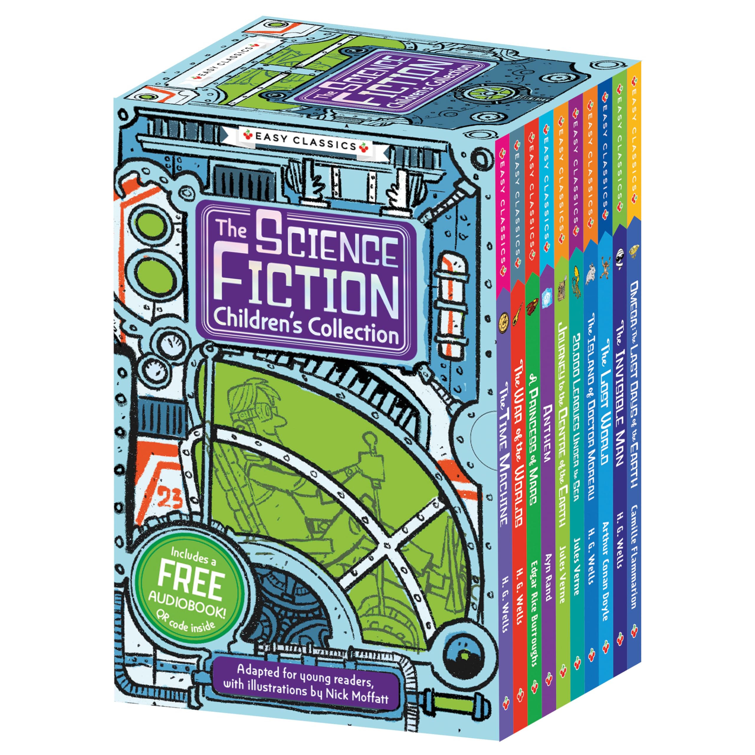 Sci-Fi Classics Children's Collection: 10 Book Box Set (The Science Fiction Children's Collection 10 Book Box Set) Novels & Short Stories
