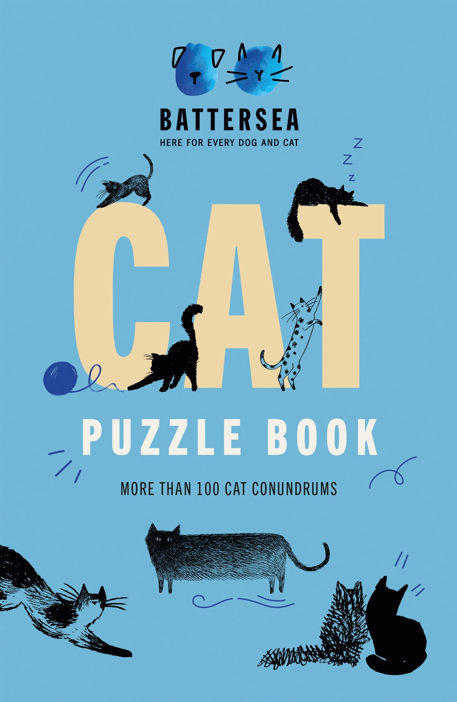 Battersea Dogs and Cats Home - Cat Puzzle Book Pets