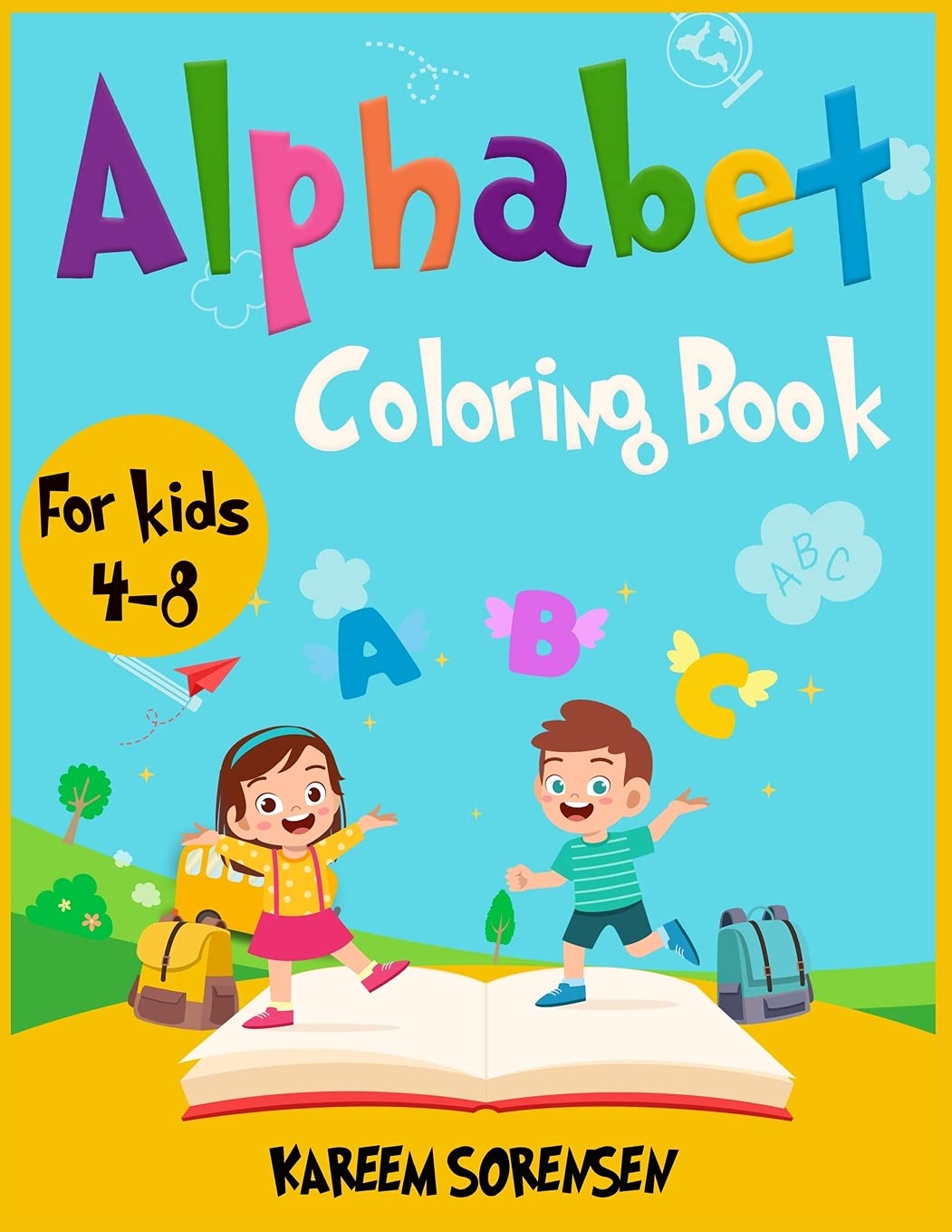 Alphabet Coloring Book for Kids 4-8 Novels & Short Stories