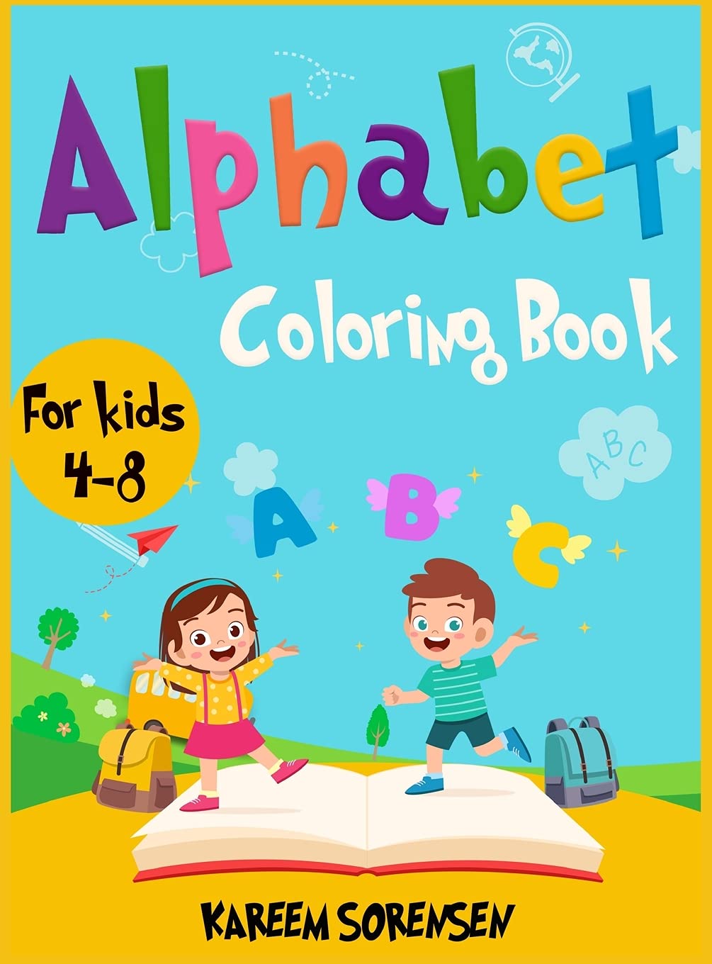 Alphabet Coloring Book for Kids 4-8 Novels & Short Stories