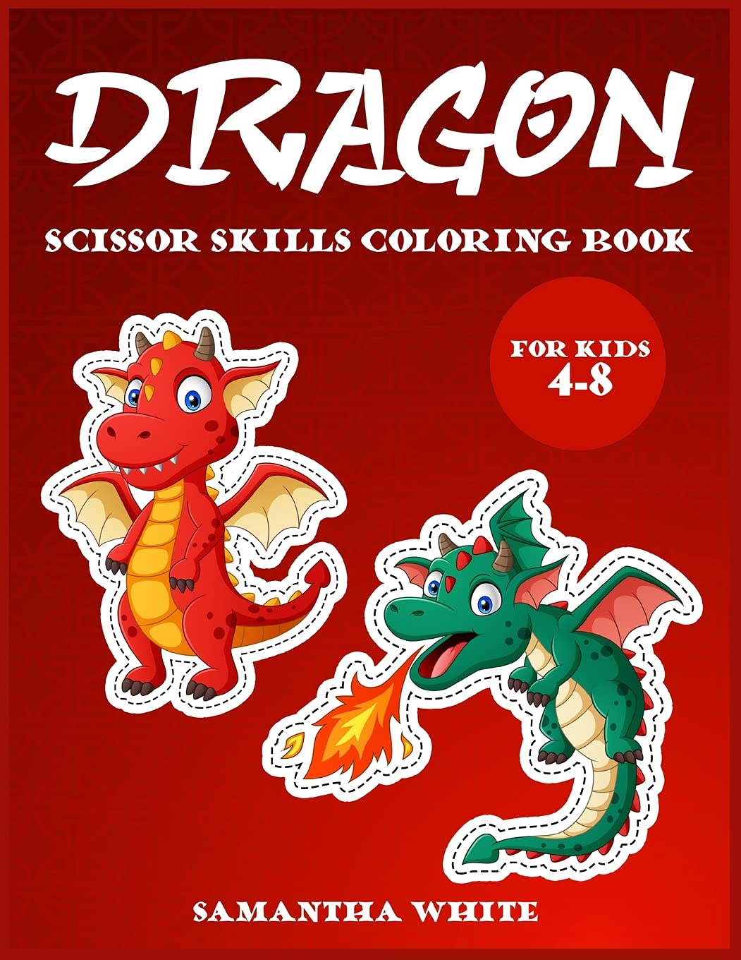 Dragons scissors skills coloring book for kids 4-8 Tiptoi & Games