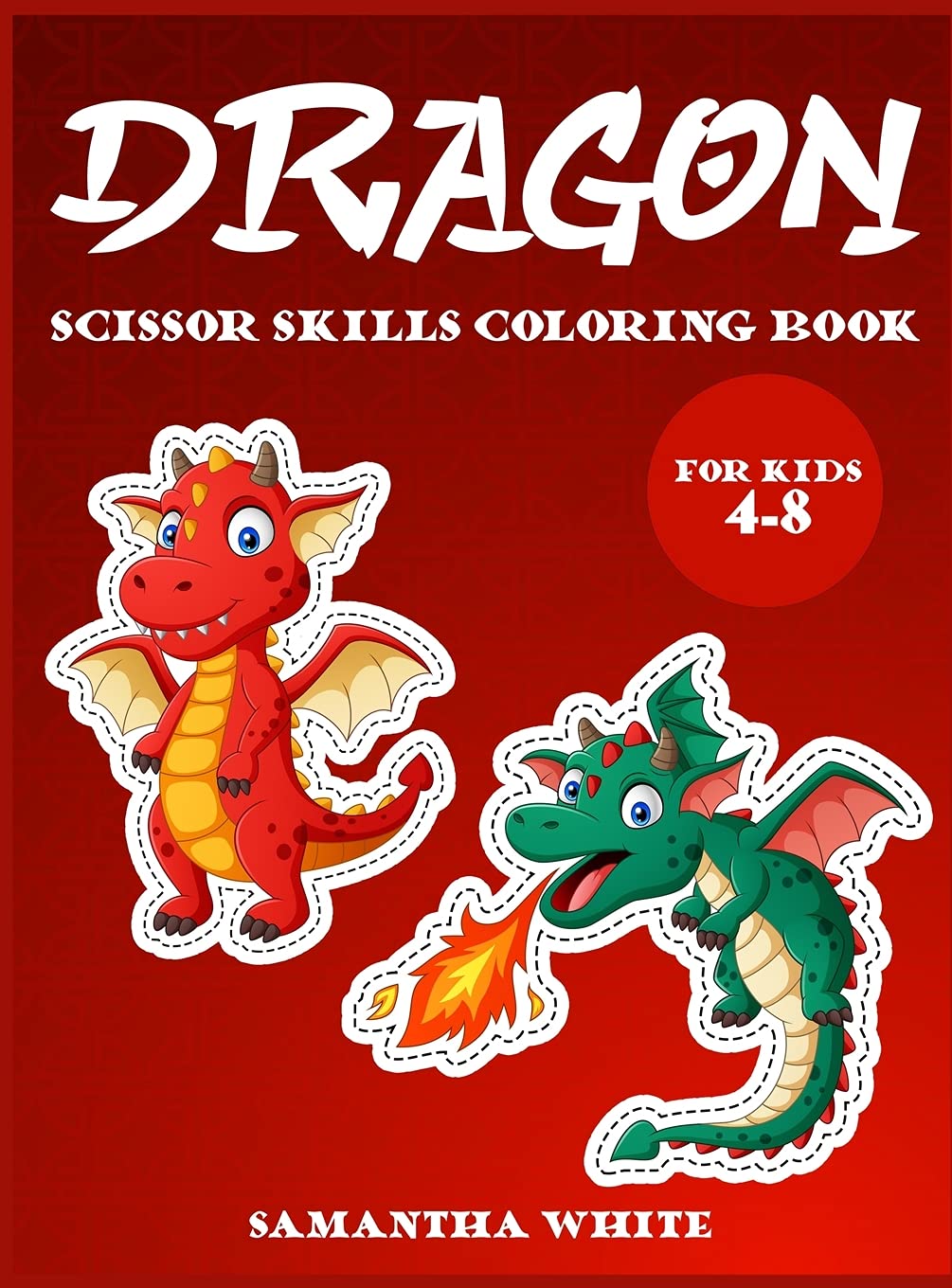Dragons scissors skills coloring book for kids 4-8 Tiptoi & Games