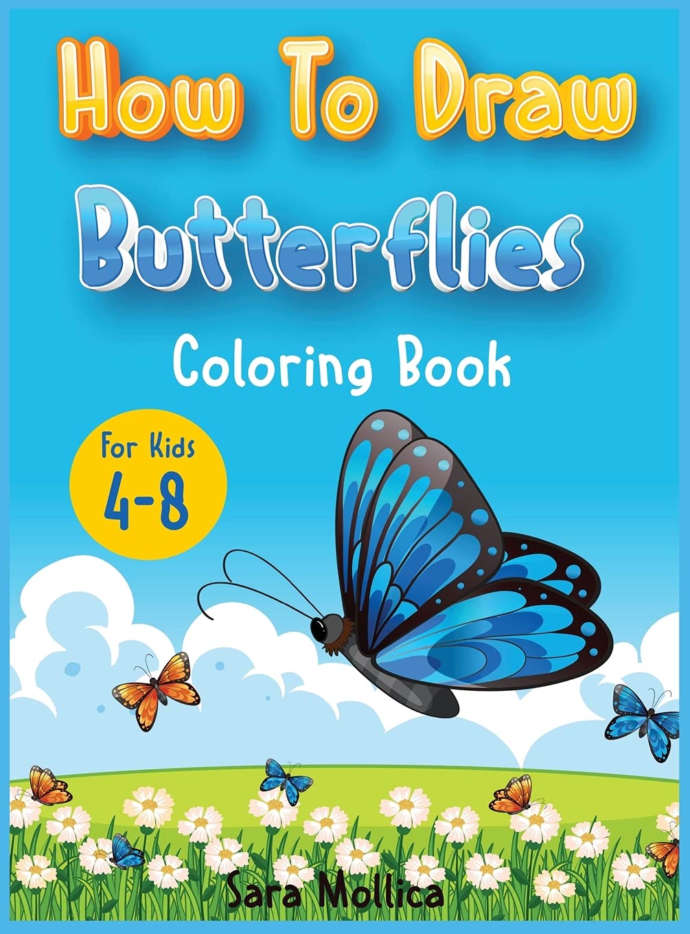 How to draw Butterfly coloring book for kids 4-8 Tiptoi & Games