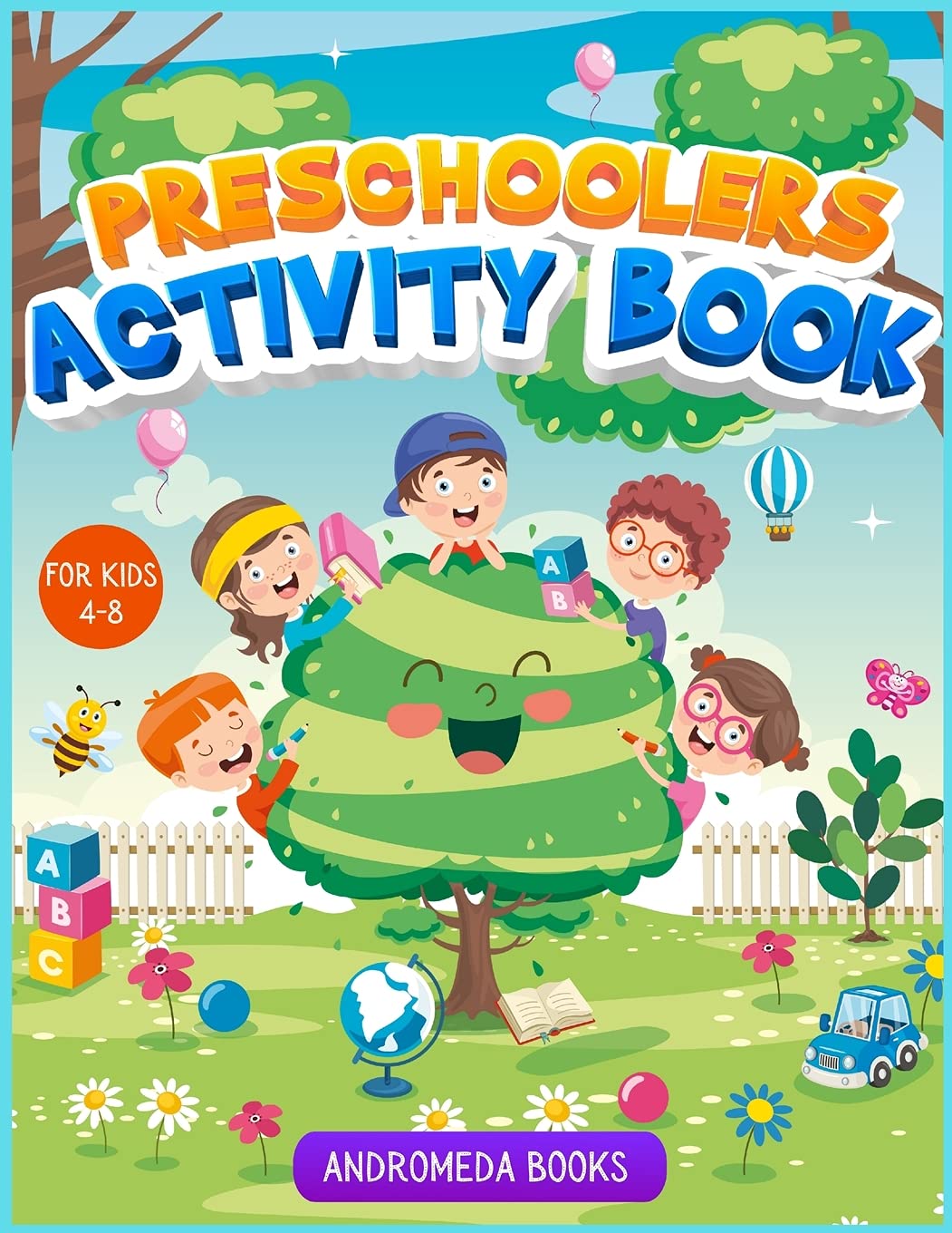 Preschoolers Activity Book for kids 4-8 Tiptoi & Games