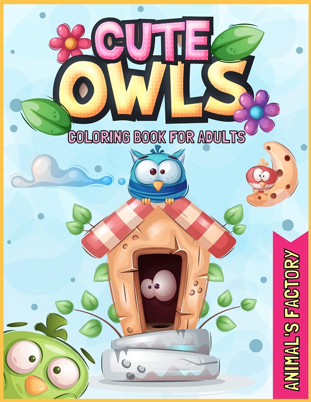 Cute Owls Coloring book for adults Hobbies & Crafts